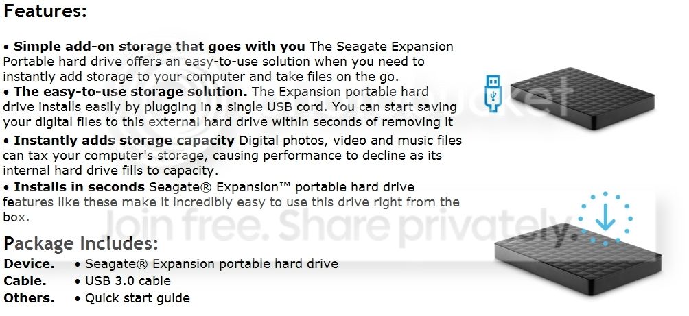 Seagate Expansion Portable Usb 3.0 1tb Externe Festplatte Seagate Expansion Portable USB 3.0 1000GB 1TB 2.5" External Hard Drives